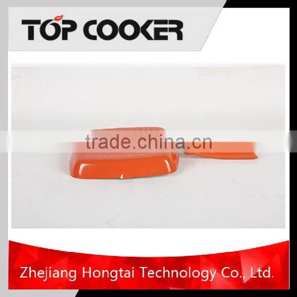 Colorful Pressed Non Stick Metallic Paint Aluminium Grill Pan Supplier's Choice photo-4