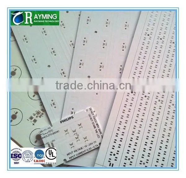 1.6MM Board Thickness Single Sided White Sodermask Led Pcb photo-2