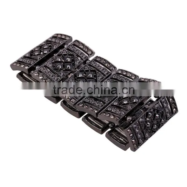 2016 New Arrival Punk Black & White Iron Bangle for Women photo-2