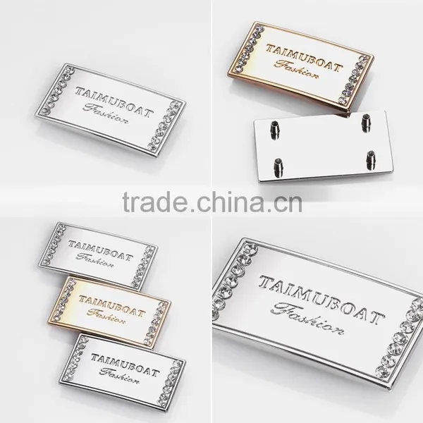 Custom Metal Logo for Handbag Metal Label for Garment photo-2