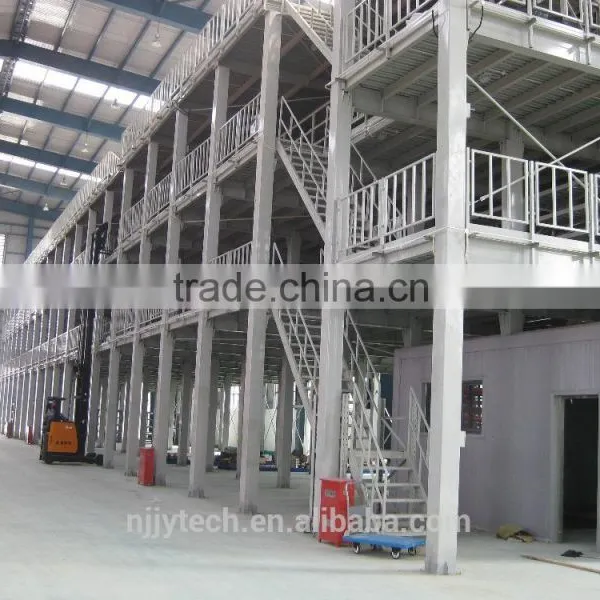 Nanjing Jinying Steel Mezzanine Platform , Structure Working Platform , Steel Storage Working Platform photo-2