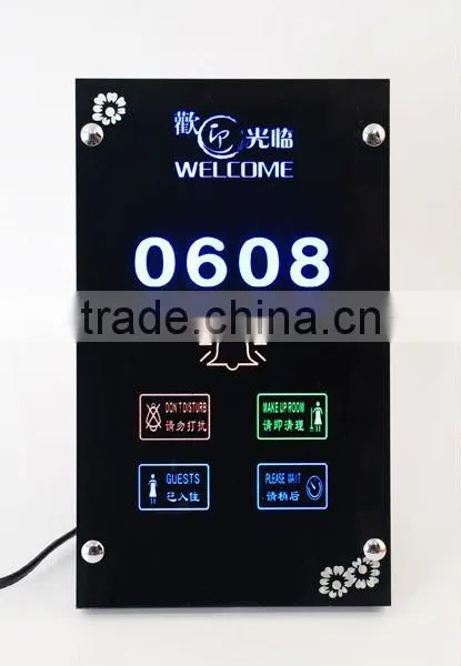 Hot Sale Touch Screen do Not Disturb/clean Up/waiting Switch for Underfloor Heating Thermostat