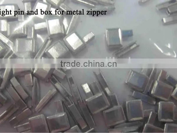 3# Right Pin and Box for Metal Zipper Accessories