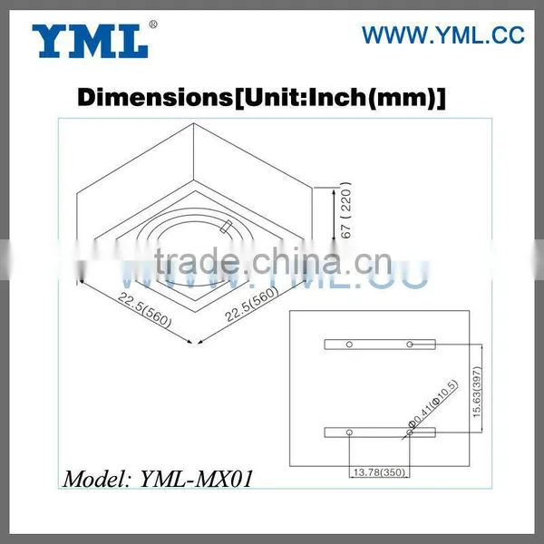 Induction 200W Gas Station Lighting FixtureWith UL,CE,CE-LVD,ETL,ROHS,SAA,GOST photo-2