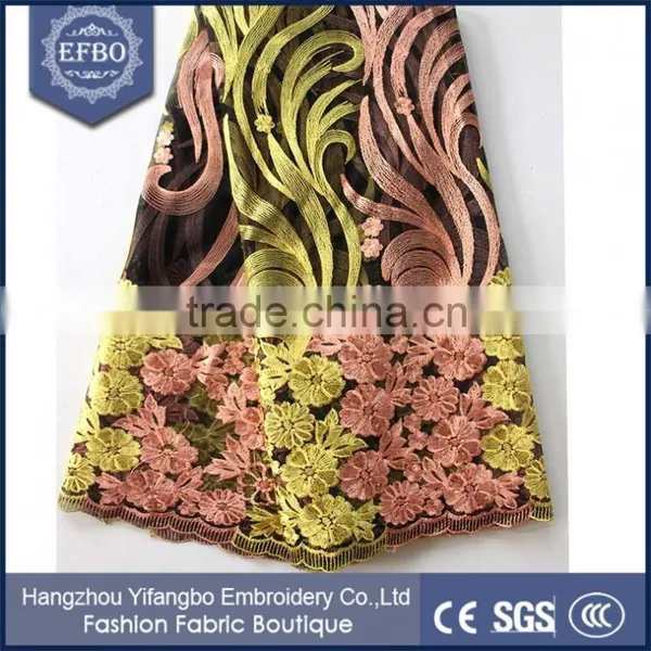 New Products Wholesale Bulk Mesh Lace Fabric Embroidery for Evening Dress photo-2