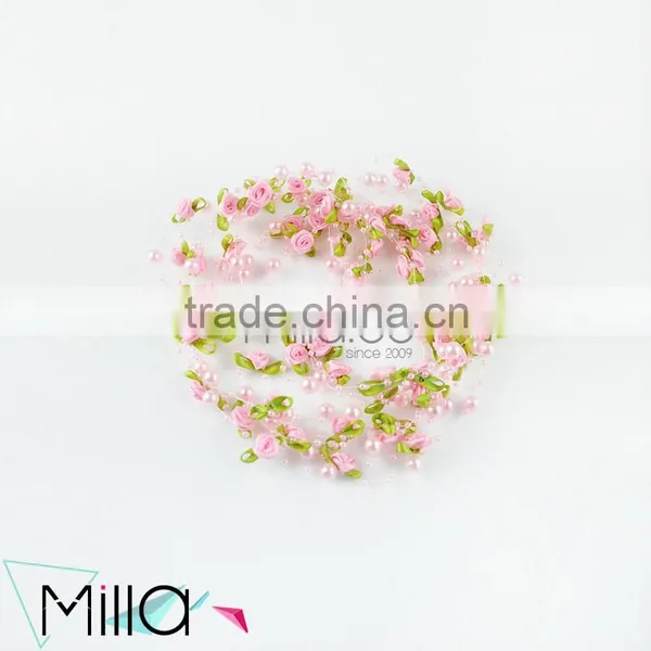 Roses Garland Wedding Decoration Pearls photo-3