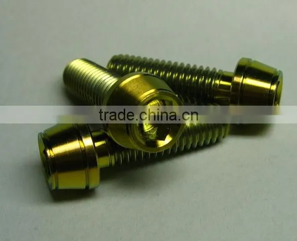 DIN 912 ISO 7380 Titanium Bolt /screw for Mountain Bike Made in China photo-2