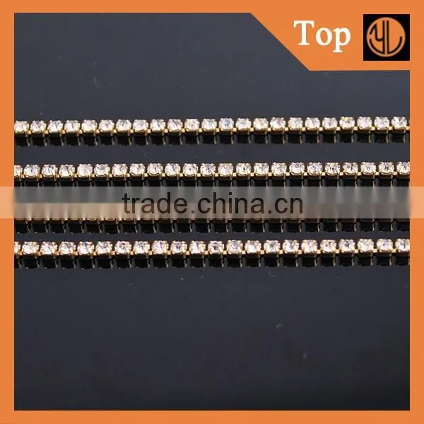 Strass Roll Rhinestone Close Cup Chain Rhinestone Lace Roll Chain photo-2