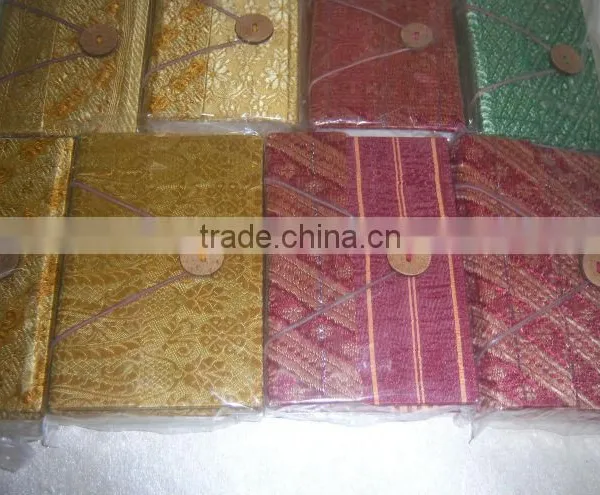 Fabric Covered Handmade Paper Notebooks for Paper Stores, Gift Stores