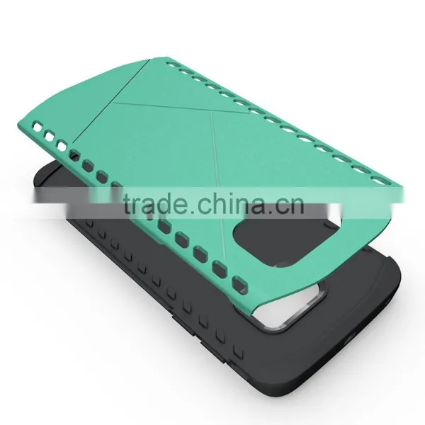 2 IN 1 Hybrid Armor Case for Sumsung S6 Edge Great Protector for Your Love Phone photo-4