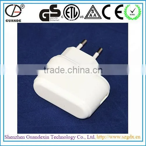 12W Series With Certificates of CE GS ETL SAA CB FCC RoHS EMC LVD CCC UL TUV and Nemko Approved DC 12V Adapter