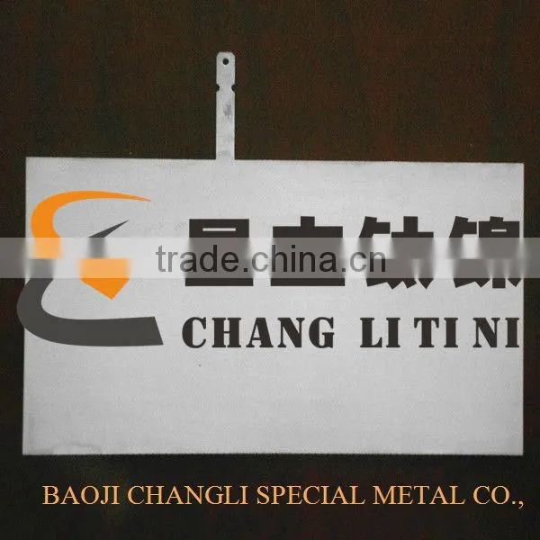 platinum titanium electrode/pure titanium electrode/water treatment