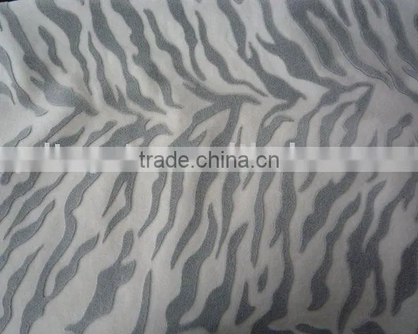 Flock on Flock Fabric for Sofa