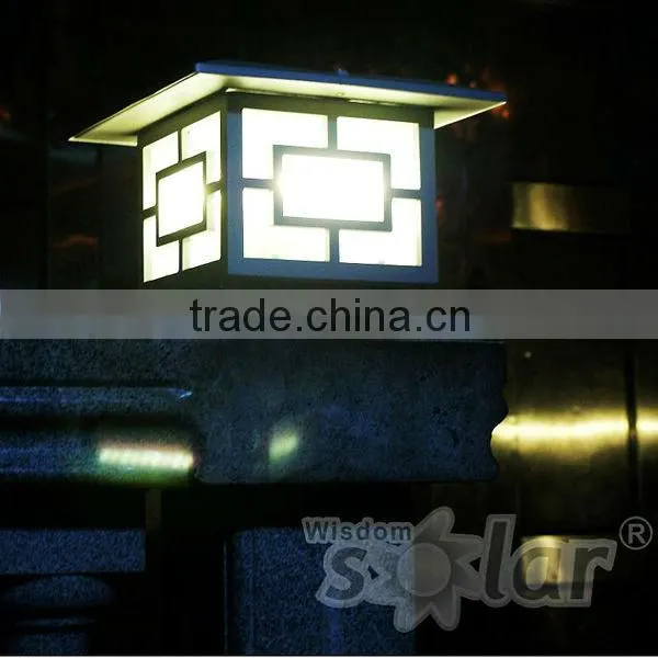 Aluminium Material Rechargeable European Outdoor Pillar Lighting photo-6