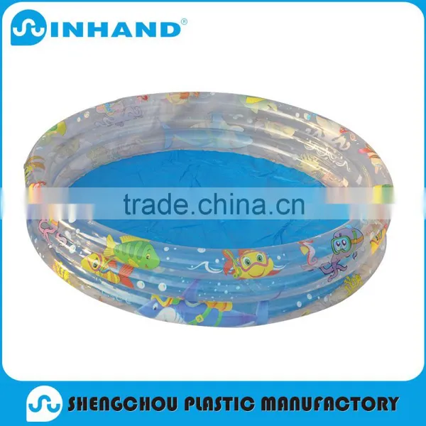 2016 PVC Inflatable Transparent Sea World Children Swimming Pool photo-3