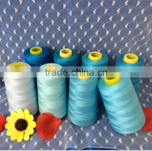 Spun Yarn Type and Dope Dyed Polyester Sewing Thread