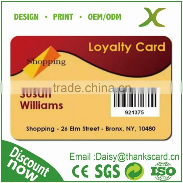 Free Design~~~!!! Embossing Plastic Card/ Restaurant Membership Card photo-2