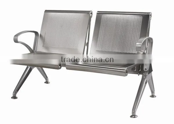 PU Cushions Stainless Steel Hospital Waiting Seats photo-4