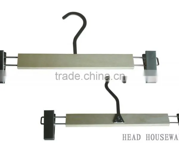 Wholesale HH Laminated Pants Hanger ,100% Wood Hanger Grade A Hanger photo-2