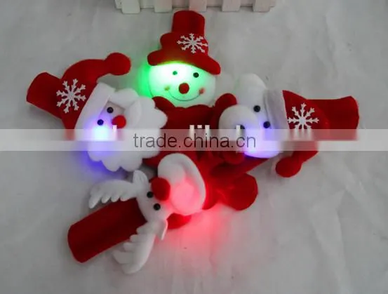 Hot Selling Santa Clause Christmas Decoration Slap Bracelet photo-3