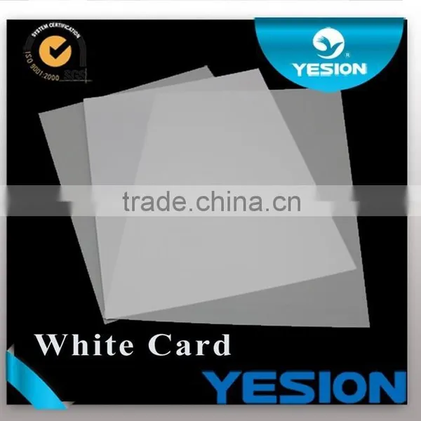 Yesion Plastic Promotional Card/ Plastic Card With Design/ Non-laminated PVC Card