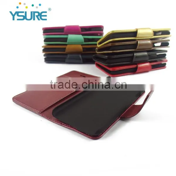 Various Color High Quality PU Leather Flip Wallet Phone Case For IPhone 7 With Card Slots photo-4