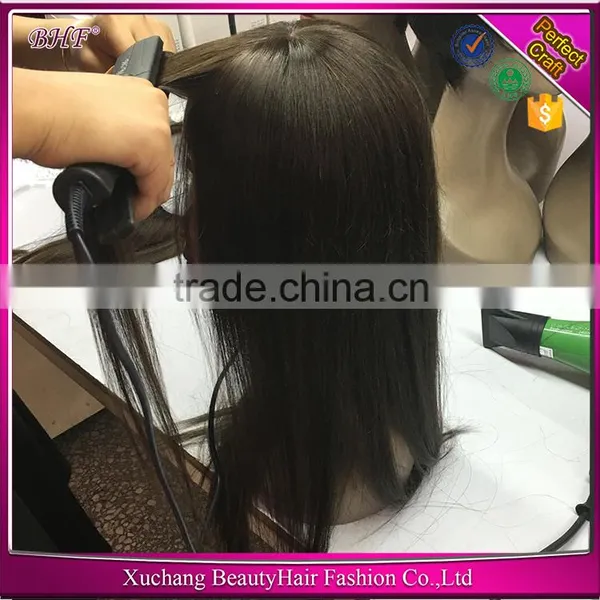 100% Virgin Human Hair Full Lace Wigs With Baby Hair photo-4