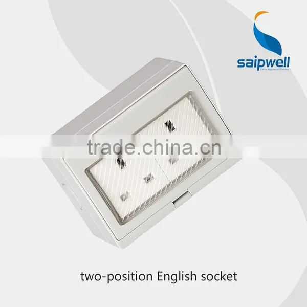 250V 13A Waterproof Switch And Outlet Waterproof Light Dimmer Switcher(SP-2S) photo-2