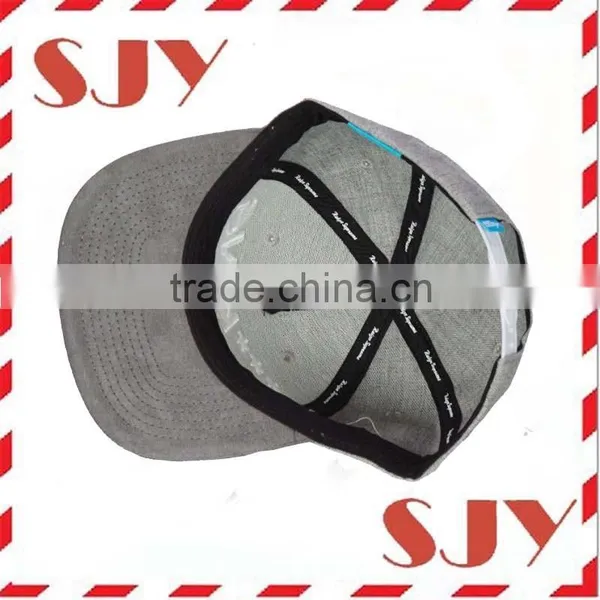 Custom 3D Embroidery Suede Snapback Hat Cap Wholesale photo-5