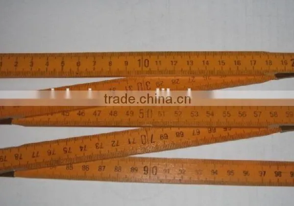 wooden folding rule