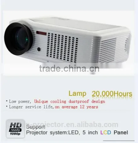 Cheap 3d Ready Mini Led Projector for Raspberry pi photo-2