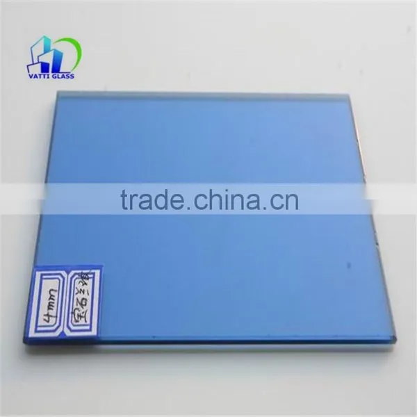 Skyscraper Reflective Glass Highly Reflective Transparent Glass High Temperature Coating Reflective Glass photo-2