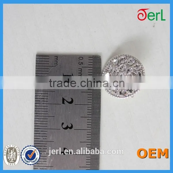 Wholesale Fashion Rhinestone Round Button for Wedding Bouquet Decoration photo-2