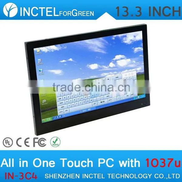 13.3 Inch All-in-One POS Industrial 4-wire Resistive Touchscreen Computer 1280*800 Win Linux Install 8G RAM 1TB HDD photo-6