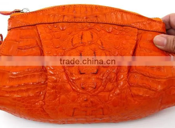Fashion Women Genuine Leather Handbag Crocodile Bag Clutch Bag Shoulder Bag photo-2