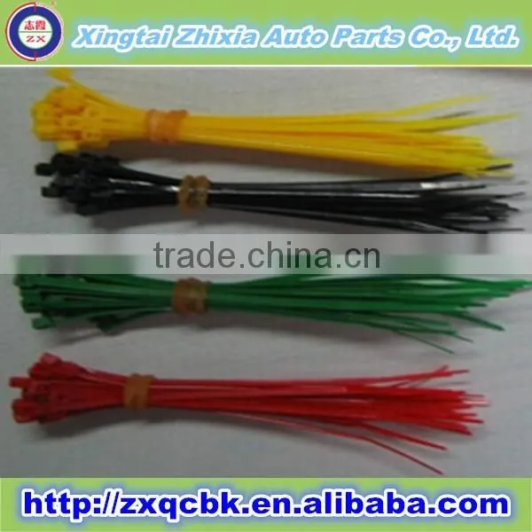 Made at XINGTAI ZX Good Performance Nylon Soft Cable Tie/cable Ties Plastic Black/ce Approved Cable Tie photo-3