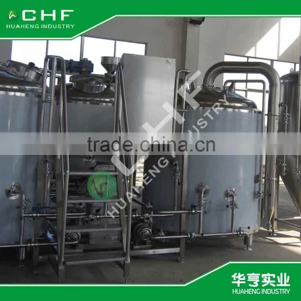 3-Vessel Brewing Equipment for Brewing All Types of Beer