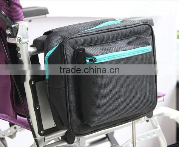 Rehabilitation Therapy Supplie Bicycle Double Rear Pannier Bag of Wheelchair Electric Wheelchair Pannier Bag photo-2