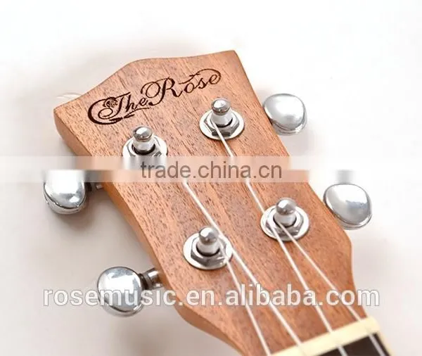 China Cheap High Quality 21" Ukulele Wholesale Wooden Ukulele photo-5