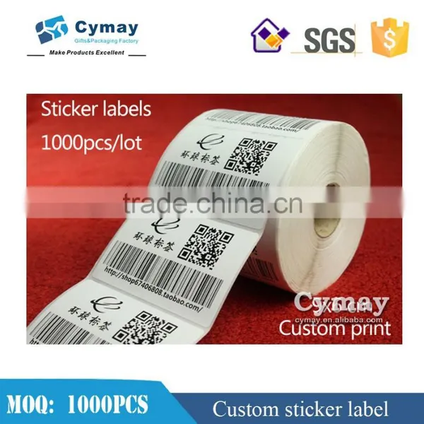Custom Print Logo Packaging Label With Adhesive Paper Sticker photo-3
