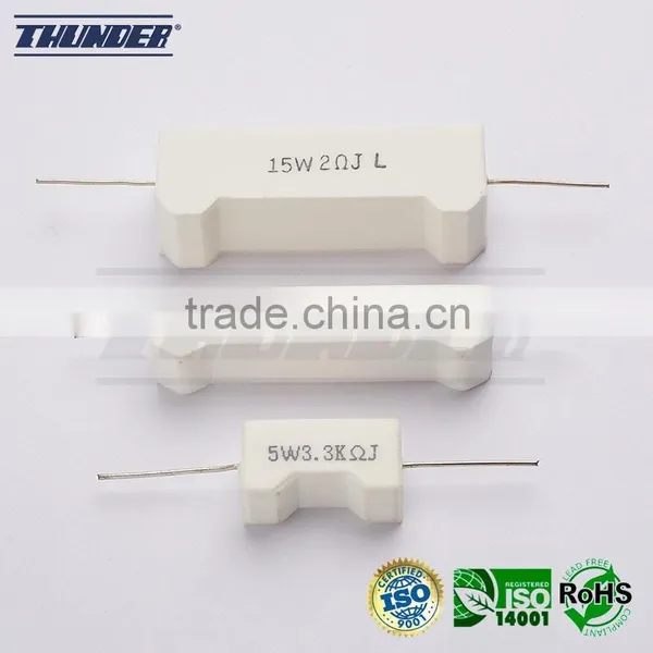 FSQ Series - 7W Fusible Cement Wirewound Flameproof Resistors photo-3