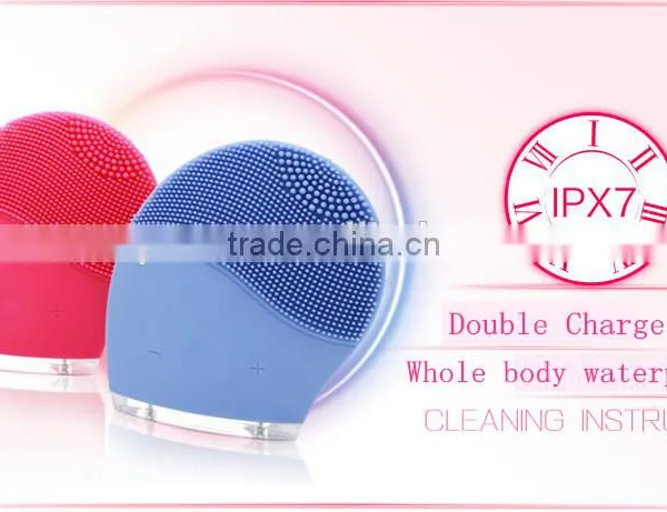 2016 Hot New Products High Quality Electric Facial Cleansing Brush Beauty Device photo-2
