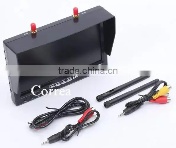 RX-LCD5802 5.8GHz 40CH No Blue Screen FPV Monitor With Receiver photo-2
