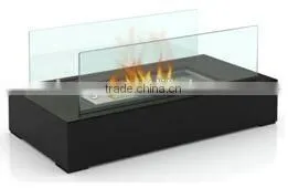 Decorative Metal Box Bio Fireplace , Tempered Glass Fireplace photo-2