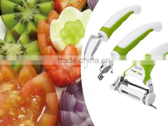 Vegetable Fruit Schneiden Hobeln Garnieren 3 in 1 Triple Slicer photo-4