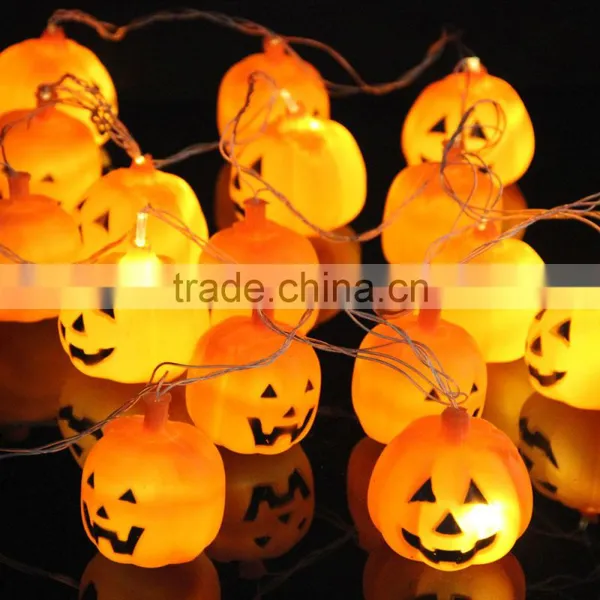N93 3.5M Halloween Props Haunted House Supplies Bar Decoration 16 LED Pumpkin String Light Fairy Lights Festival Lamp photo-3