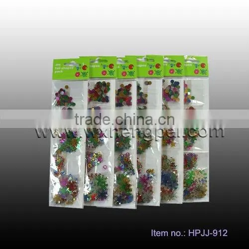 laser light golden color loose sequins/ color sequins/paillettes