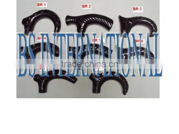 Natural Horn,Bone Walking Stick Handles