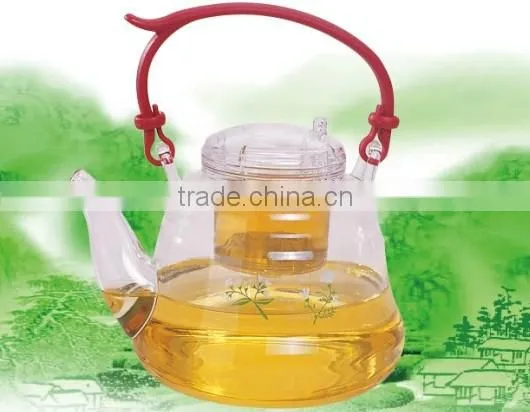 1300ml Glass Teapot Glass Teapot With Infuser ,Promotional Gift