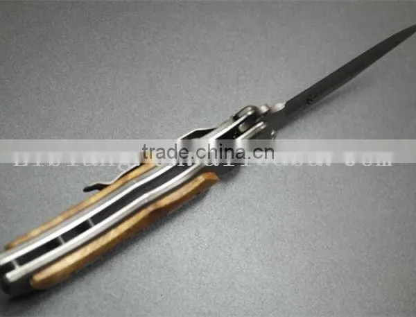 Special Gift for Men 400C Damascus Folding Knife photo-5